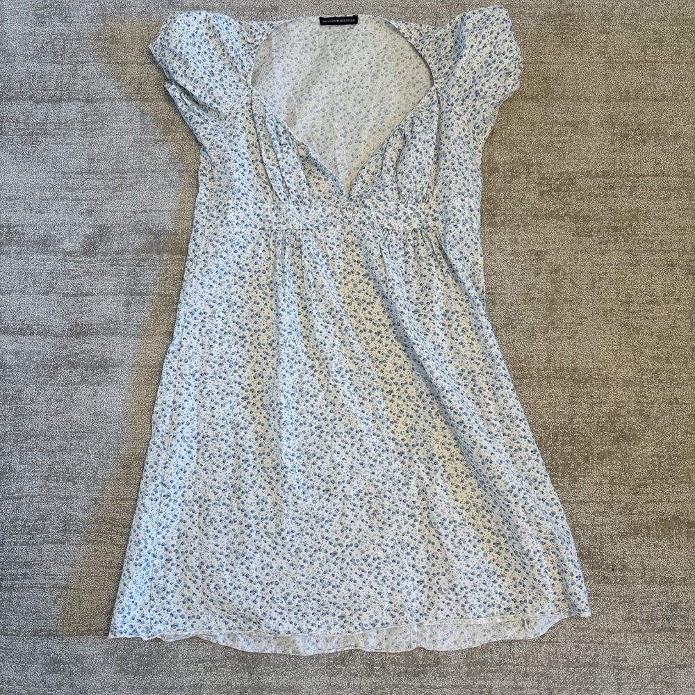 Floral Blue Dress